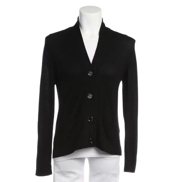 Cardigan in Black, Wool, Allude