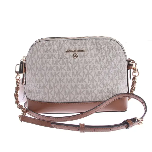 Schultertasche in Weiß, Leder, Michael Kors