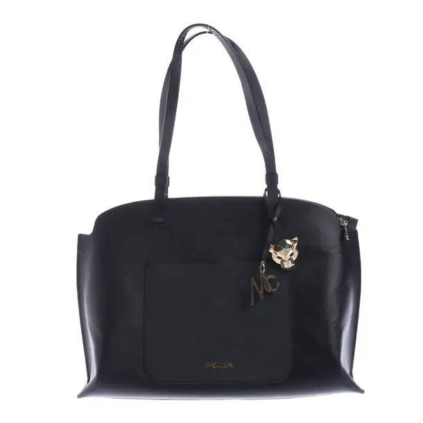 Schultertasche in Schwarz, Leder, Marc Cain
