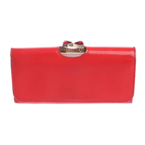 Geldbörse in Rot, Leder, Ted Baker