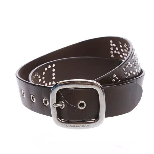 Gürtel in Braun, Leder, Dolce & Gabbana