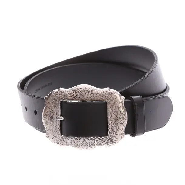 Belt in Black, Leather, Lauren Ralph Lauren