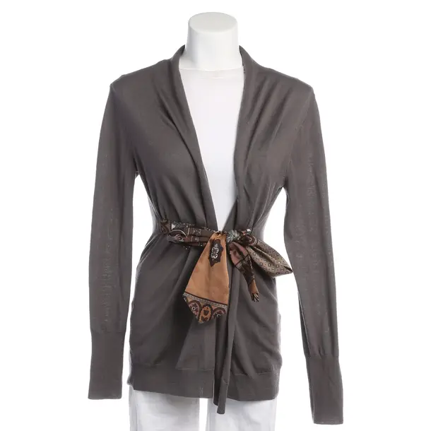 Strickjacke in Braun, Seide, Maliparmi