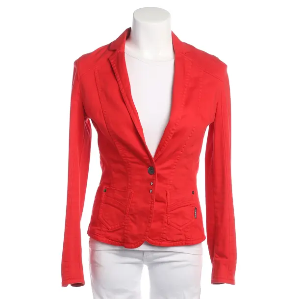 Blazer in Red, Cotton, Marc Cain