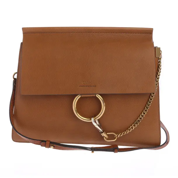 Schultertasche in Braun, Leder, Chloé