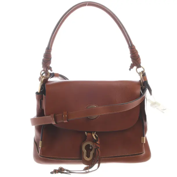 Schultertasche in Braun, Leder, Chloé
