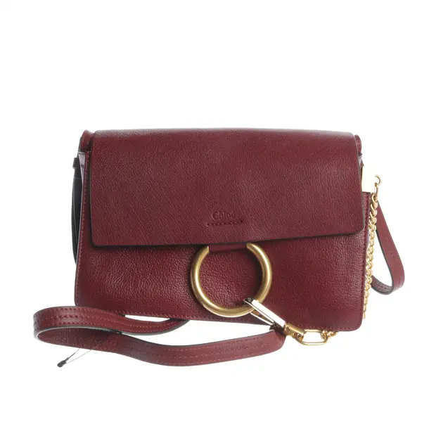Shoulder Bag in Red, Leather, Chloé