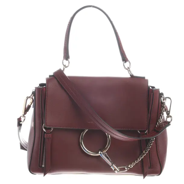 Handbag in Red, Leather, Chloé