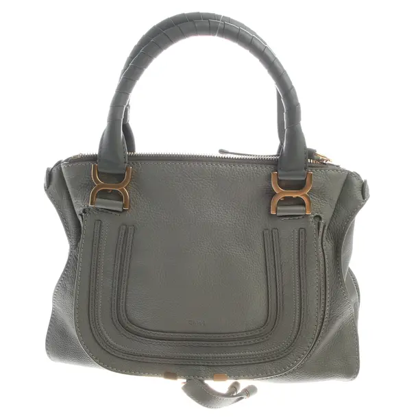 Handbag in Green, Leather, Chloé