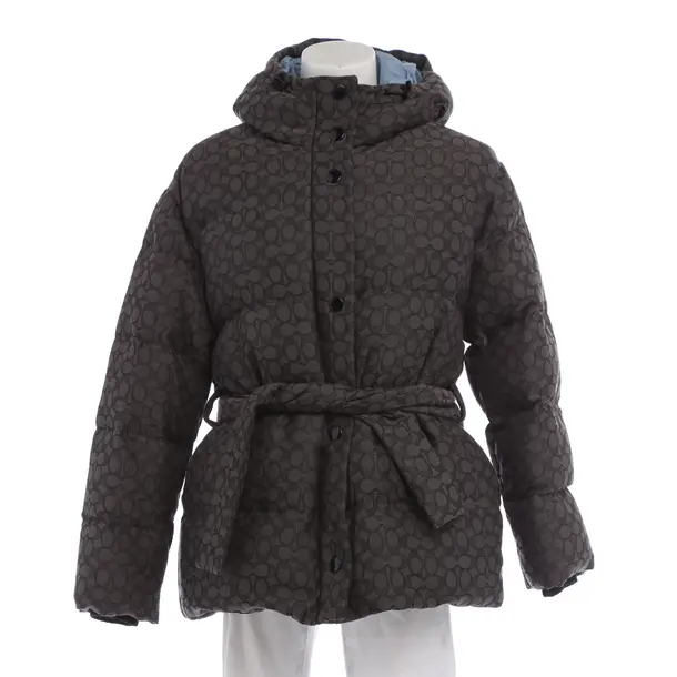 Winterjacke in Grau, Baumwolle, Coach