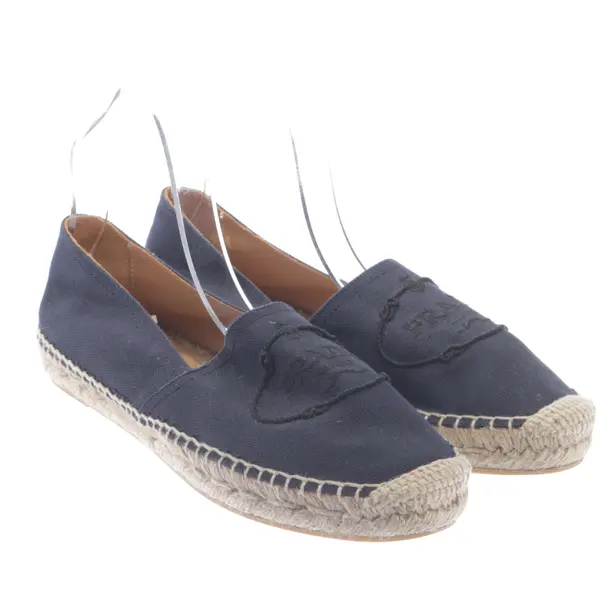 Espadrilles in Blue, , Prada