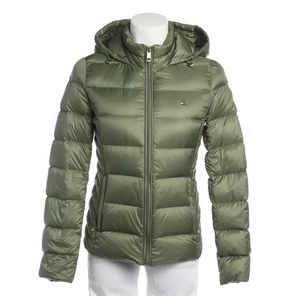 Mid-Season Jacket in Green, Polyimide, Tommy Hilfiger