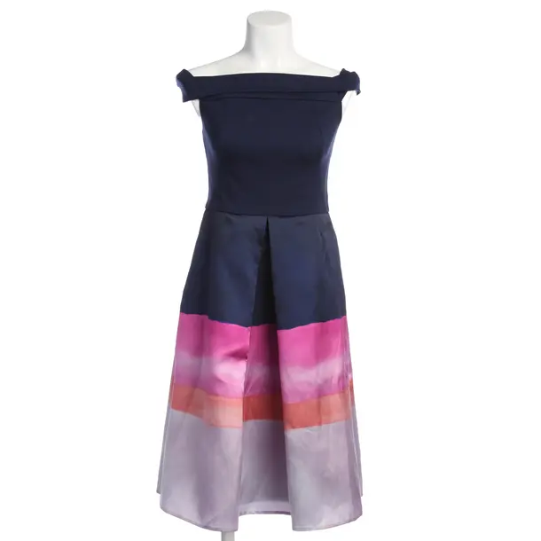 Cocktailkleid in Blau, Viskose, Ted Baker