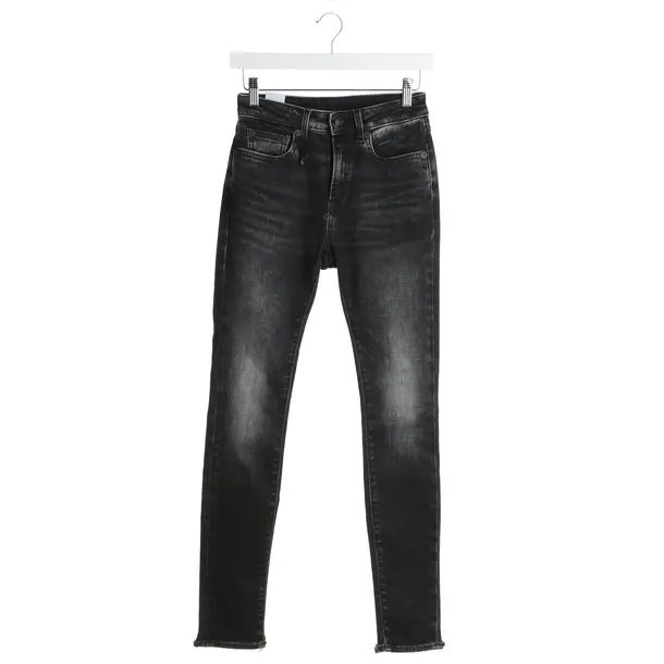 Jeans Skinny in Schwarz, Baumwolle, R13