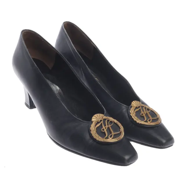 Pumps in Blau, , Karl Lagerfeld