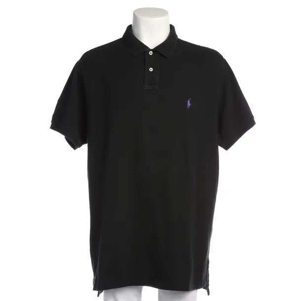 Poloshirt in Schwarz, Baumwolle, Polo Ralph Lauren