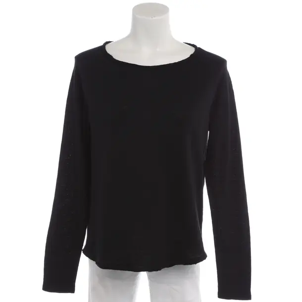 Long Sleeve Shirt in Black, Cotton, American Vintage