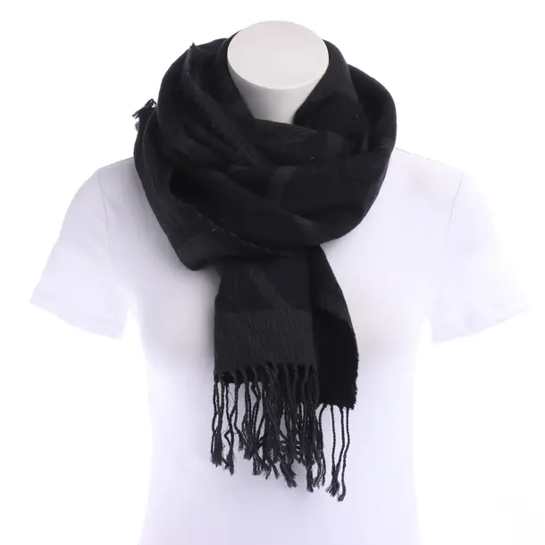Scarf in Black, Cotton, Emporio Armani