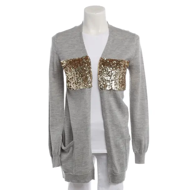 Cardigan in Gray, Wool, Dondup