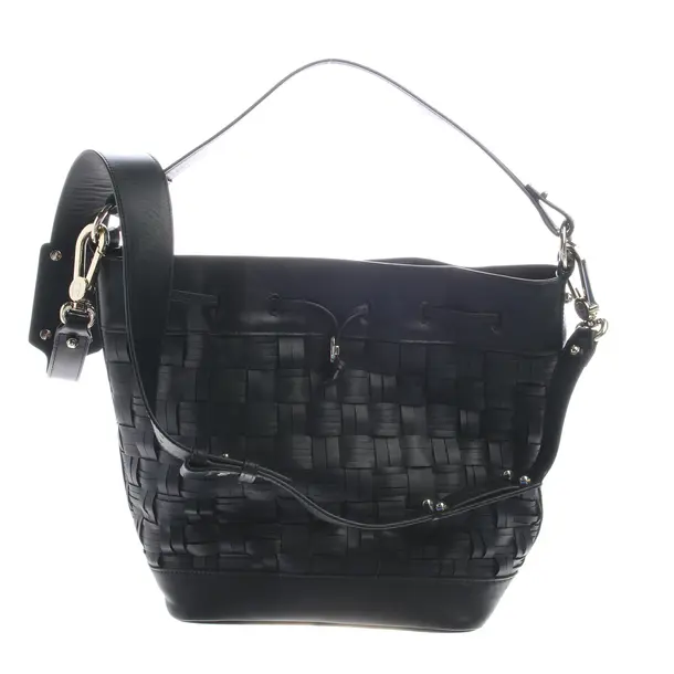 Shoulder Bag in Black, Leather, Aigner