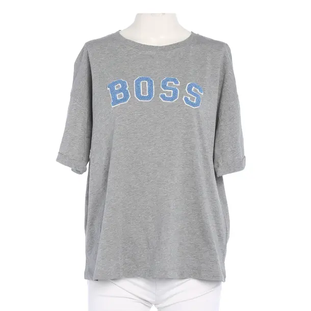 Shirt in Gray, Cotton, Hugo Boss