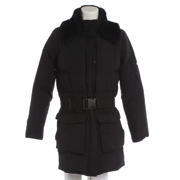 Winterjacke in Schwarz, Baumwolle, Woolrich