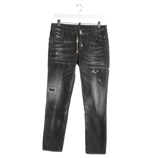 Jeans Straight Fit in Schwarz, Baumwolle, Dsquared