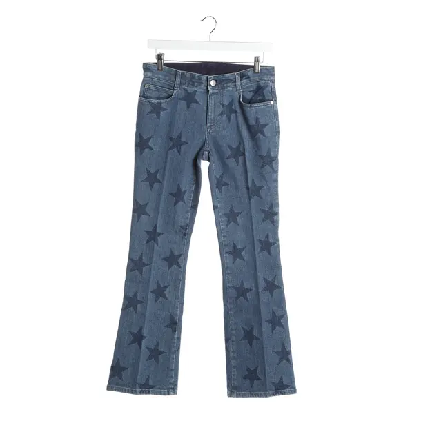 Jeans Flared in Blau, Baumwolle, Stella McCartney