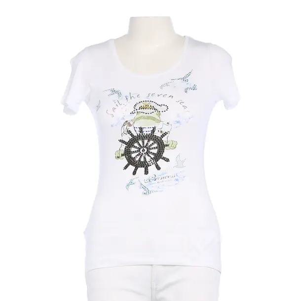 Shirt in Weiß, Baumwolle, Princess goes Hollywood