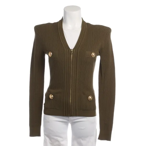 Strickjacke in Braun, Viskose, Balmain