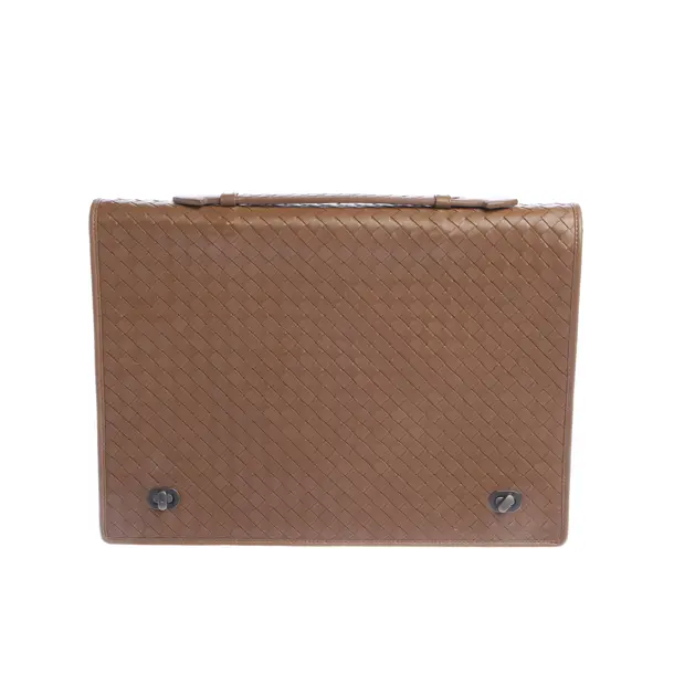 Laptop Bag in Brown, Leather, Bottega Veneta