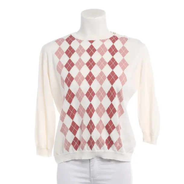 Jumper in White, Cotton, Burberry London
