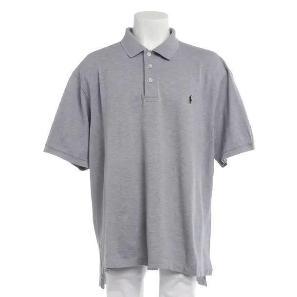 Poloshirt in Grau, Baumwolle, Polo Ralph Lauren