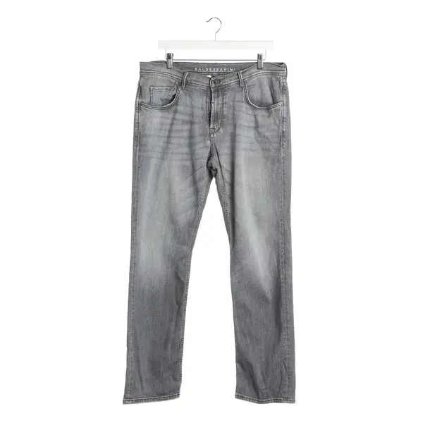 Straight Fit Jeans in Gray, Cotton, Baldessarini