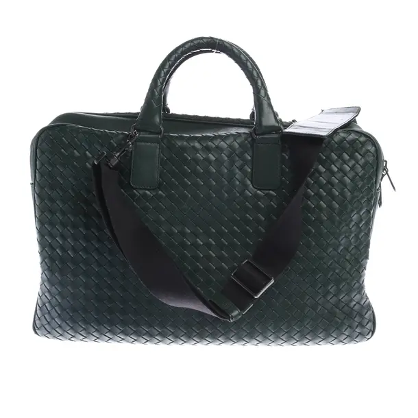 Handtasche in Grün, Leder, Bottega Veneta