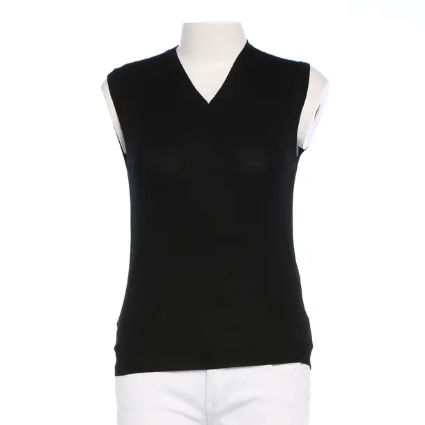 Sweater Vest in Black, Wool, Prada