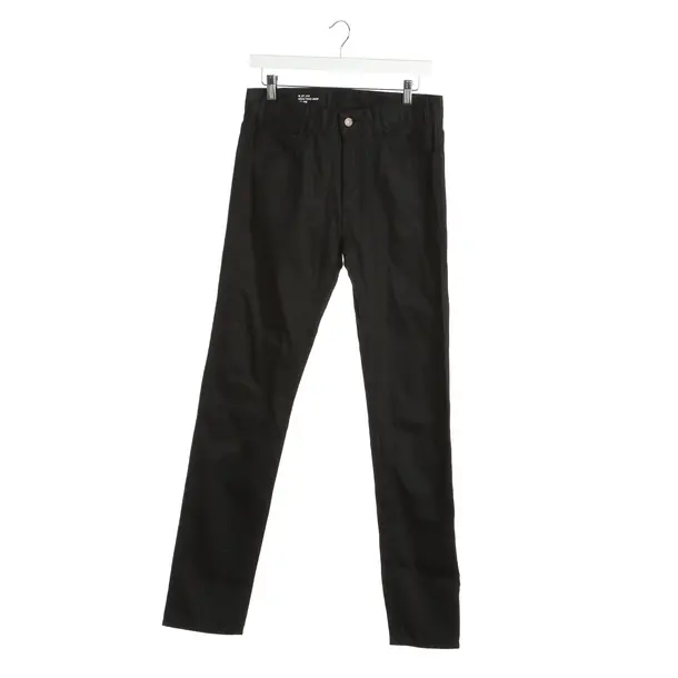 Jeans Straight Fit in Schwarz, Baumwolle, Céline