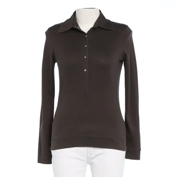 Long Sleeve Shirt in Brown, Cotton, Hugo Boss