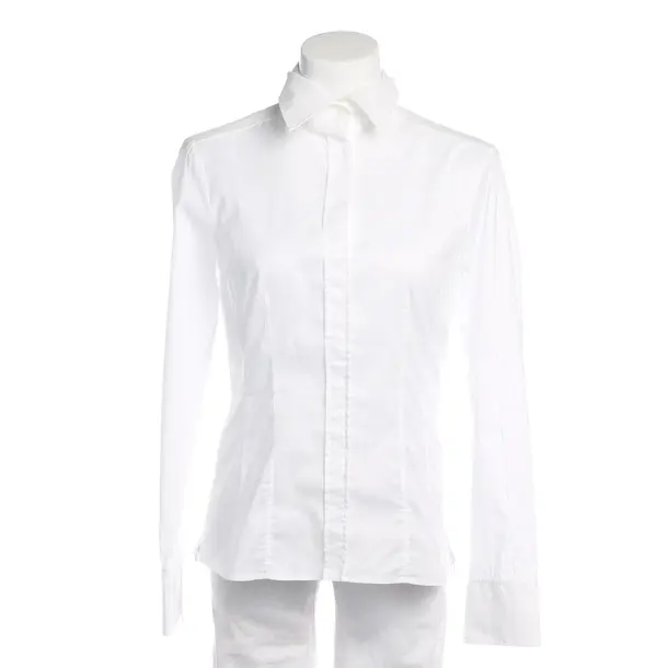 Bluse in Weiß, Baumwolle, Hugo Boss