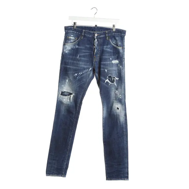 Jeans Straight Fit in Blau, Baumwolle, Dsquared