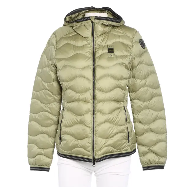 Mid-Season Jacket in Green, Polyamide, Blauer USA