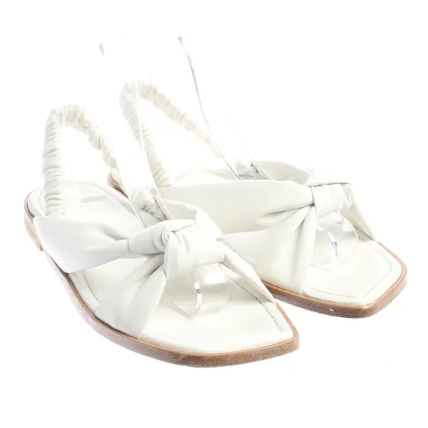 Sandals in White, , Stuart Weitzman