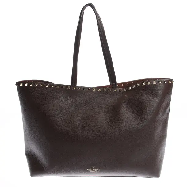Shopper Bag in Brown, Leather, Valentino