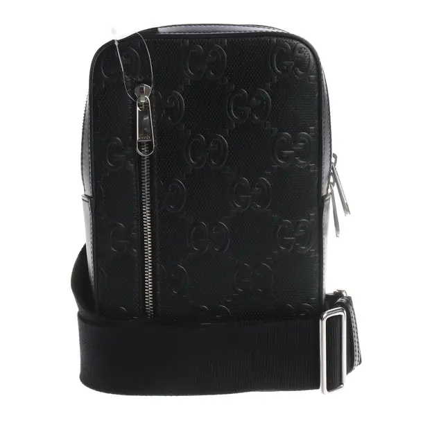 Schultertasche in Schwarz, Leder, Gucci
