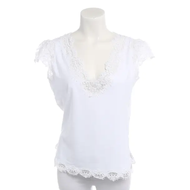 Bluse in Weiß, Baumwolle, Ermanno Scervino