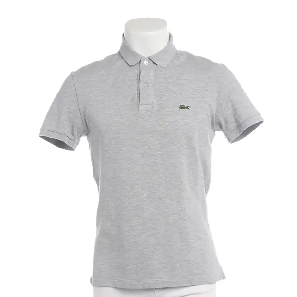 Poloshirt in Grau, Baumwolle, Lacoste