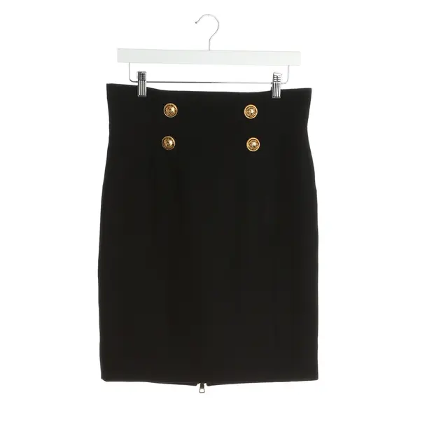 Rock in Schwarz, Wolle, Balmain