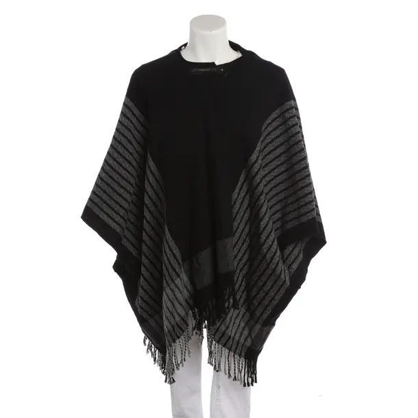 Poncho, in Schwarz, Wolle, Patrizia Pepe