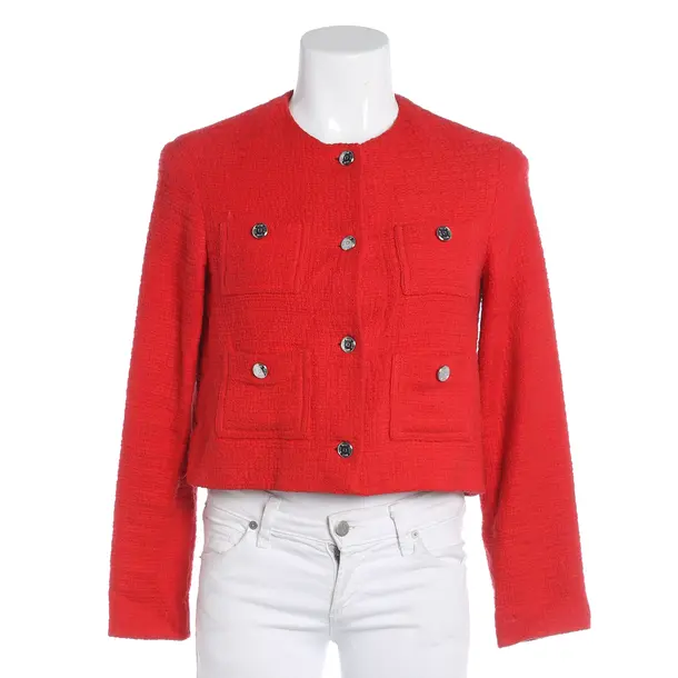 Blazer, in Red, Cotton, Maje