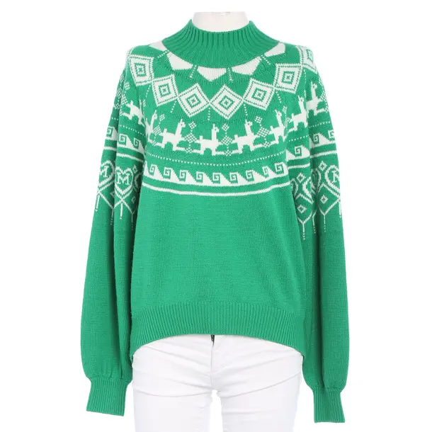 Jumper in Green, Acrylic, Maje